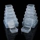 thumbnail image 2 of suxuMhao Caja de Almacenamiento, Paquete de 10 Cajas Cuadradas de Plástico Transparentes, Contenedores de Almacenamiento de Plástico con Tapas, Contenedores de Plástico Transparentes, Caja de, 2 of 4