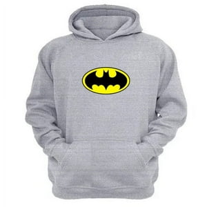 Genérico - Polerón Canguro Caballero De La Noche Gris Claro Talla Xs Unisex