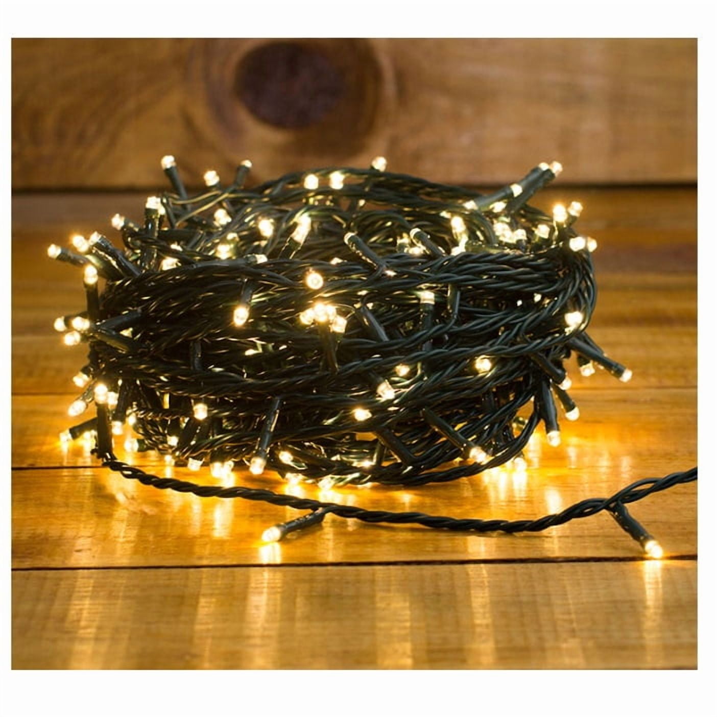 Genérico - Luces Guirnalda 100 Luces Amarillas Navideñas