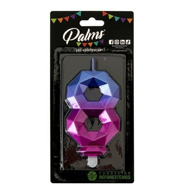 Vela Numérica Nº 8 Palms