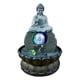 thumbnail image 5 of Fuente De Agua De Mesa De Meditación De Oficina Con Luces LED De Estatua De Resina De Buda, 5 of 5