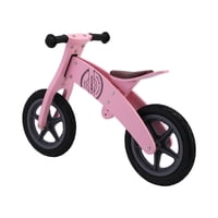 Bicicleta De Equilibrio Madera Wood Lubabycas Rosada