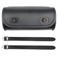 Magideal - Alforja Genérica Para Motocicleta, Bolsa Para Manillar De Motocicleta, Bolsa De Equipaje Para Motocicleta, De Cuero Pu, Fácil Instalación, Bolsa Para