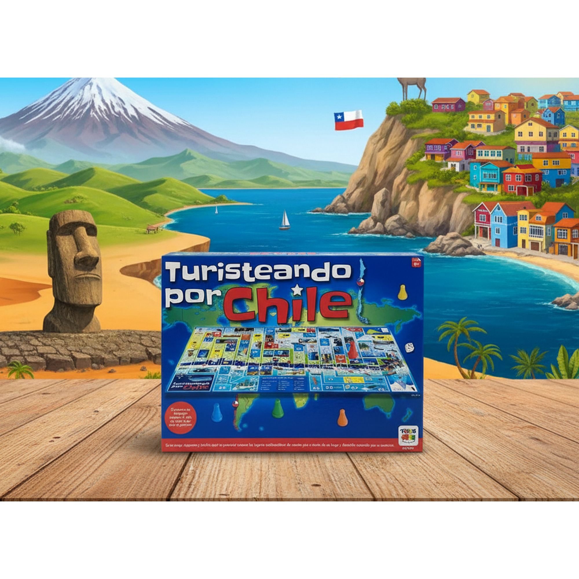 Juego De Mesa Turisteando Chile - Toyng