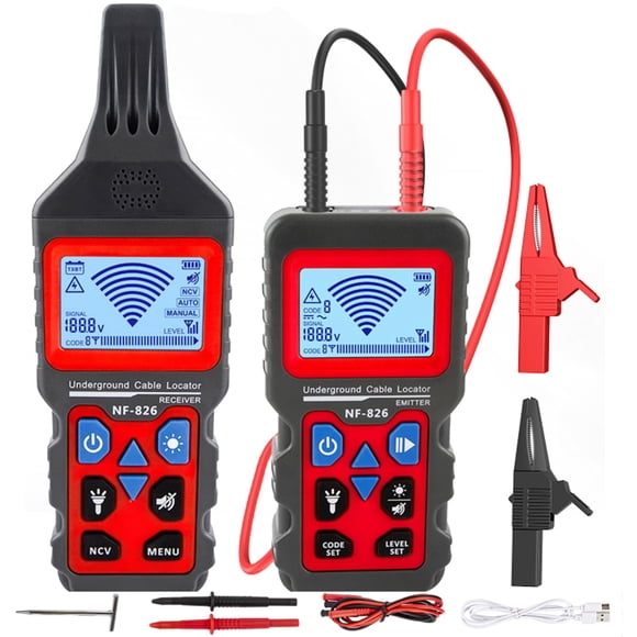 Localizador de cables subterráneos NOYAFA NF-826