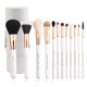 thumbnail image 1 of Set de brochas de maquillaje Z'OREYA Travel, 12 unidades con soporte, color blanco, 1 of 9
