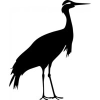 Rienda Libre Graphics - Decomural Crane Bird Bird Pack Ws-33042