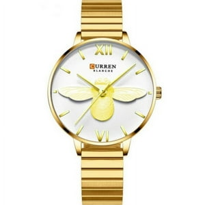Reloj Analogo Dorado Curren C9061L_6