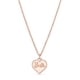 thumbnail image 2 of Collar Barbie Chunky Heart - Oro Rosa, 2 of 3