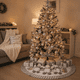 thumbnail image 2 of Faldon Navideno Plateado Arbol Navidad 115 Cm 3 Muñecos, 2 of 9