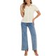 thumbnail image 2 of INSPIRE CHIC Camisa de Mujer con Cuello Peter Pan, Botones, Mangas Abullonadas y Estampado para Regreso a Clases, Marrón M, 2 of 5