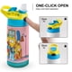 thumbnail image 4 of Los Simpson Botella de Agua con Tapa Pop Top de Un Toque, Acero Inoxidable, a Prueba de Fugas, para Deportes, Botella Infantil azul 12 oz, 4 of 6