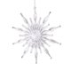thumbnail image 1 of Adornos De Copo De Nieve Blancos Que Cuelgan Para Fiestas De Arreglos Centrales Estilo De Invierno D, 1 of 5
