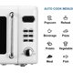 thumbnail image 3 of Horno Microondas Emerson MWR7020W 700W 0.7 pies cúbicos Retro Blanco, 3 of 7