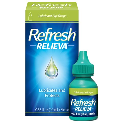 Lubricante Eye Drops Refresh Relieva, 10 Ml, Estéril