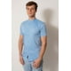thumbnail image 2 of camisa cuello mao color celeste cielo manga corta fit, 2 of 4