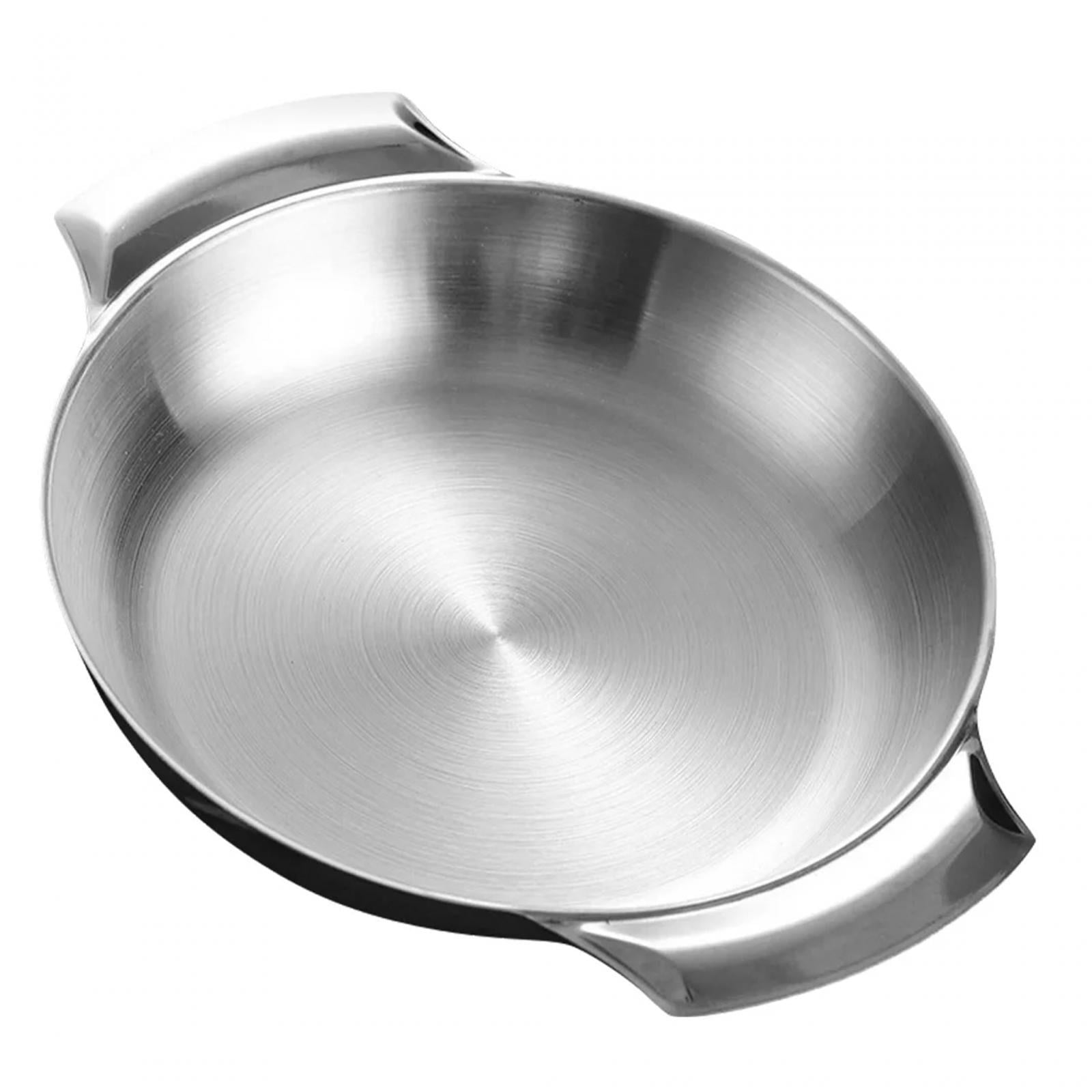 Bothyi - Olla De Acero Inoxidable, Utensilios De Cocina Domésticos De Calentamiento Rápido Para Acampar En Casa, 20cm