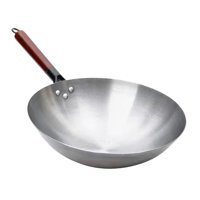 Bothyi - Sartén Puestos De Comida Sartén Para Saltear Sartén Práctica Y Ligera Para Cocinar En El Hogar 34 Cm