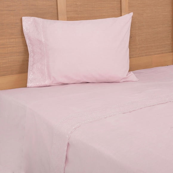 Sabana Broderie Geo 1.5 P Malva