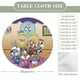 thumbnail image 2 of Baby Looney Tunes-theme Fitted Round Tablecloths Elastic Edged Table Covers Waterproof Table Cloth for Kitchen Holiday Party Tables Decor 150cm, 2 of 6