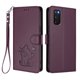 thumbnail image 1 of Funda de Gato tipo Libro para Samsung Galaxy S20 FE, Morado Oscuro, 1 of 6