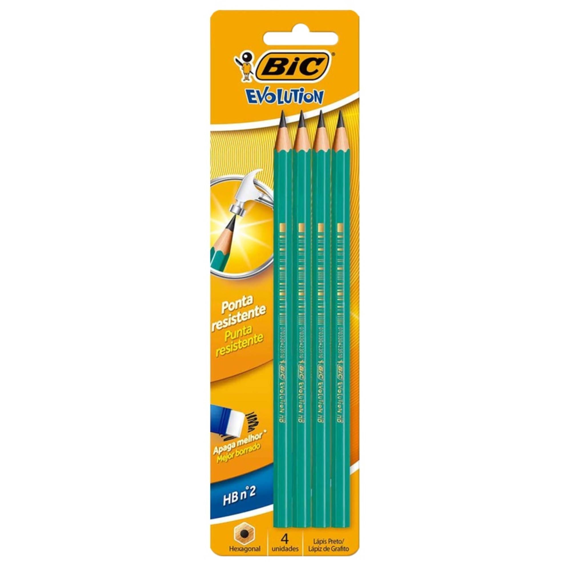 Lápices Grafito Hb2 / 4 Unidades Bic
