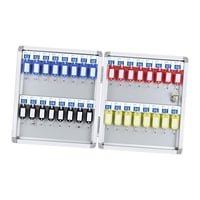 Magideal - Soporte Para Almacenamiento De Llaves Montado En La Pared Con Ganchos, Caja De Seguridad Para Llaves Para Complejos De Gestión De Alquiler, Fácil De M 32 Posición Clave