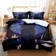 thumbnail image 1 of Wednesday Movie Bedding Three-Piece Set Production Quilt Cover, 1 of 5