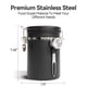 thumbnail image 4 of Bote De Café Hermético De Acero Inoxidable 650 Ml Negro, 4 of 8