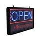 thumbnail image 1 of Letrero LED de Abierto Alpine Industries con tablero de mensajes programable, 1 of 8
