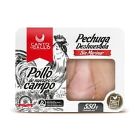 Pollo Pechuga Sin Piel Deshuesada 550 G Canto Del Gallo