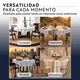 thumbnail image 4 of Mantel De Mesa Redondo Tela Hule Antimancha Impermeable Blanco Az, 4 of 10