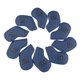 thumbnail image 1 of 10pcs Golf Iron Headcover 4 5 6 7 8 9 A S P X Se Adapta A Todas Las Marcas Azul Oscuro, 1 of 5