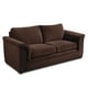 thumbnail image 2 of Sofa Ancona 3C Tela Velvet Chocolate, 2 of 7