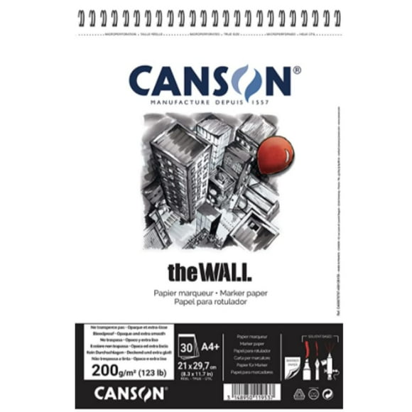Block De Dibujo The Wall Canson A4