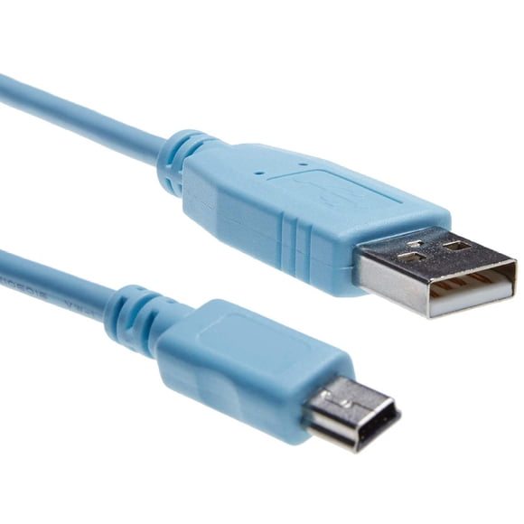 Cable de consola USB Aexus Cisco USB tipo A a Mini-B de 6 pies de Cisco