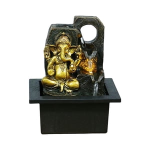 Magideal - Fuente De Mesa, Estatuas De , Figuritas De Escultura De Buda Con Luz, Micro Paisaje Para Sala De Estar, Escritorio, Decoración De Habitación, A 165 Cm X 13 Cm X 21 Cm