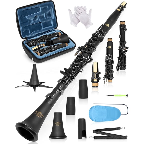 Clarinete B Flat Concert Con Diseño De Orificio Tonal Preciso