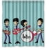 thumbnail image 1 of Cortina de ducha de The Beatles, juego de cortina de baño con ganchos, tamaño 66 x 72 pulgadas, 1 of 3
