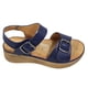 thumbnail image 3 of Sandalia Mujer Plataforma Hebilla 0419-1 Azul, 3 of 5