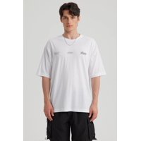 Fashionspark - Polera Hombre Estampado Blanco - V