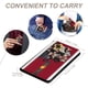 thumbnail image 4 of Soul Eater Porta Pasaporte y Cartera de Viaje Premium de Cuero PU, Funda de Pasaporte Bloqueo RFID con Ranuras para Tarjetas de Crédito, Estuche para Libro de Pasaporte para Familia 10cm × 15cm, 4 of 6