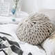 thumbnail image 1 of XmhyTop Juego de 1 fundas de almohada bohemias, 40*40cm, tejidas a mano con textura, decorativas para sofá, recámara, sala, Contiene relleno, Estilo B, Gris, 1 of 2