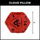 thumbnail image 4 of Pillow Northwest D20 Die Cloud para fanáticos de Dungeons & Dragons, 4 of 4