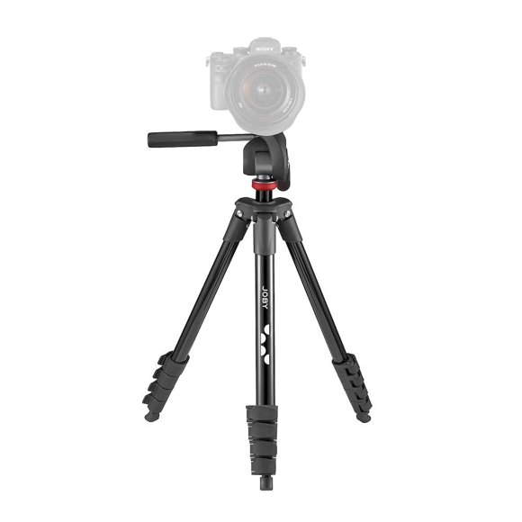 Trípode JOBY Compact Advanced con cabezal de 3 vías - Negro