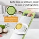 thumbnail image 3 of Slicer de mandolina multifuncional de mano para cocina - 6 hojas con protector de seguridad, slicer de vegetales / pepino de acero inoxidable, fácil de limpiar, slicer de alimentos compacto, 3 of 3