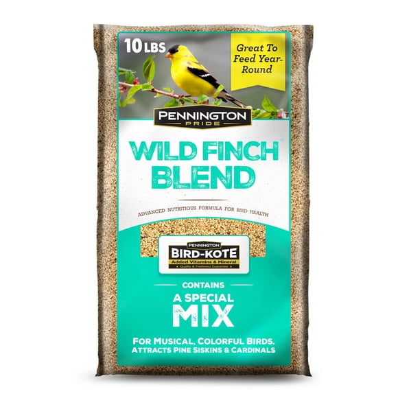 Semillas de aves silvestres Pennington Pride, mezcla de pinzones silvestres, bolsa de 4,54 kg