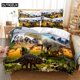thumbnail image 1 of Dinosaur Bedding Set Duvet Cover Set Bedding Digital Printing Bed Linen Bedding Set Fashion Design, 1 of 5