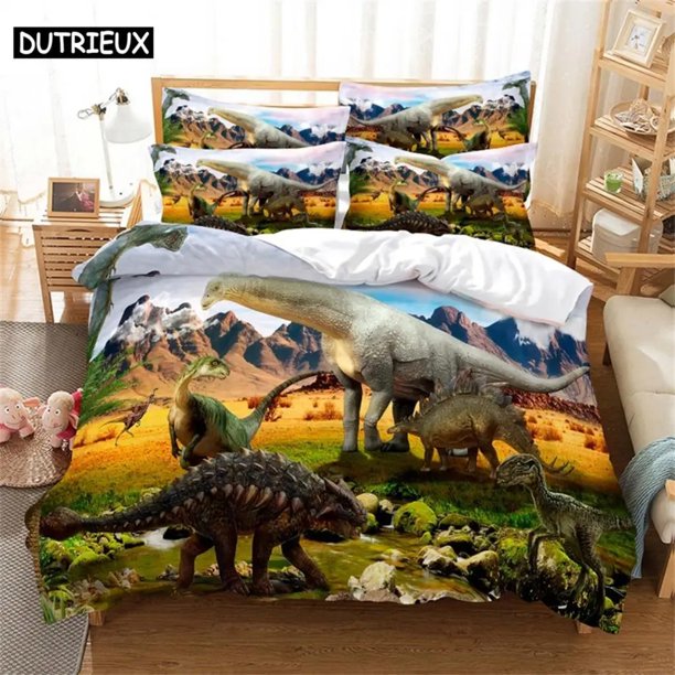 Dinosaur Bedding Set Duvet Cover Set Bedding Digital Printing Bed Linen Bedding Set Fashion Design