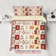 thumbnail image 1 of x539 Bed SheetsChristmas Cartoon Gingerbread Theme Printed Bedding Set,For Bedroom, Guest Room 3-Piece Bedding Set (1 Duvet Cover + 2 Pillow Shams) nj539, 1 of 5